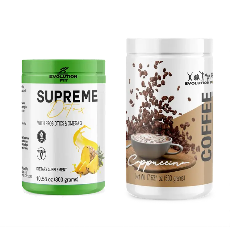 Slim Coffee Cappuccino and Supreme Detox Bundle – Evolution Fit