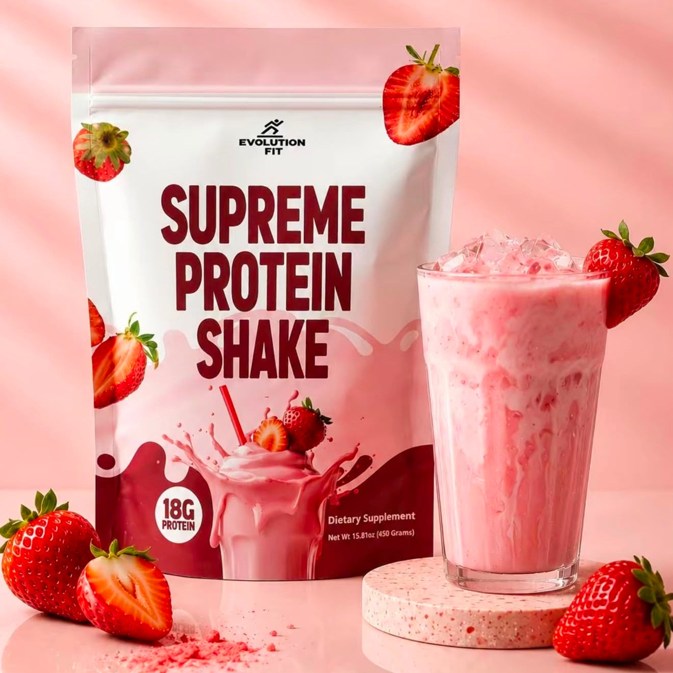Supreme Protein Strawberry - Evolution Fit